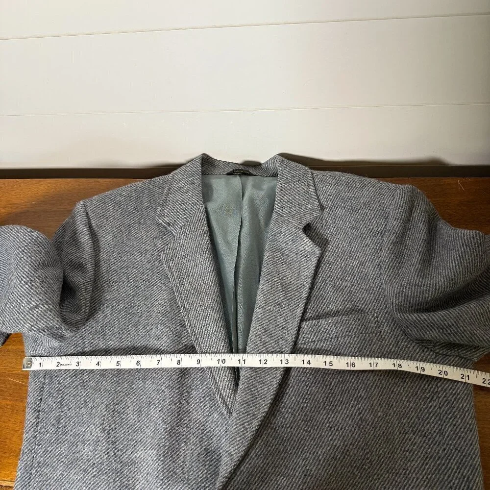 Kuppenheimer Blazer Sports Jacket Herringbone Gray